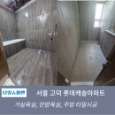 대신롯데캐슬아파트경로당 | 서울 고덕 롯데캐슬아파트 타일시공 후기[타일 디자인의 분위기 힘]