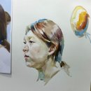 서양화(중급) | 강남 가온 미술학원 인물 수채화 / 인체 수채화반 : 얼굴 잘 그리기 집중 과정