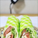 닭가슴살 또띠아롤 이미지