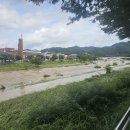 전주시 남부시장 천변 상황 이미지