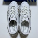 270-3508 | 아디다스 가젤 화이트 그레이 270사이즈 착용샷 실물 후기 무난한 색감에 코디가 쉬운 가젤 스니커즈 IG...