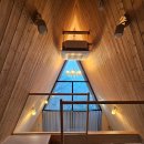 칠곡송정자연휴양림 숲속의집 느티나무방(세모집)