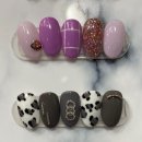 UR(파주시)-[경의로]-하-167 | 파주 운정네일 가띠네일에서 깔끔하면서 포인트있는 매트네일했어요