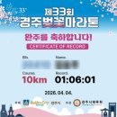 보덕동행정복지센터 | 경주 마라톤 l 2026년 경주 벚꽃마라톤 10k 후기