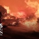 Wildfires burn out of control in Spain and France 이미지
