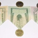 미국 달러 지폐들에 보여진 911테러의 순서 이미지
