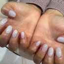 화이트네일 | 대전 네일온유 상대동네일샵 화이트시럽 네일 후기