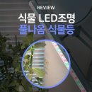 풀조명 | 식물 LED조명 풀나옴 식물등 자바라 세트 후기