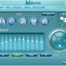 쿨에디터없이 Realtek HD오디오 관리자에서 남여 키조절하기 이미지