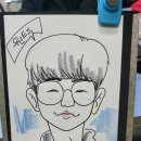 전일중학교 축제 이벤트에 출장 캐리커처 행사 다녀왔어요