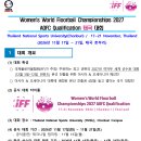 Women’s WFC 2027 AOFC Qualification 여자 국가대표 최종 선발 명단(태국, 11월 17일~21일) 이미지