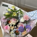 면목동-122 | 중곡동꽃집 룰루디 플라워 / 서프라이즈 솜사탕컬러 M size 프로포즈 꽃다발