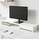 서랍형모니터받침대 | e스마트 와이드 서랍형 모니터받침대 후기, 듀얼 모니터 책상 정리의 종결자일까?