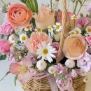 동읍494 | 창원 첫인사 꽃선물 부담스럽지 않은 사이즈의 꽃바구니 추천:: 창원꽃집 미떼플라워