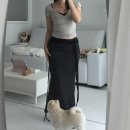 플리즈노팔로우 Pleasenofollow 마린 스트랩 셔링 숏 슬리브 탑, 이나 셔링 롱 스커트 후기