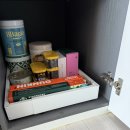 공간을 살리는 우리집 정리수납 | 주방선반으로 좋은 가로세로 슬라이딩선반으로 싱크대하부장정리 집자랑제품후기