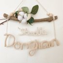 [율정]손으로하는 실공예[코드&마크라메] | 니트레터링 (아이코드 뜨기) 감성적 도어사인 만들기 원데이 클래스