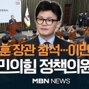 한동훈 장관 참석 ....국민의힘 정책의원총회 이미지