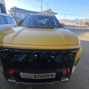 F5 | 거창 무쏘EV 블레이징골드 신차검수 데크탑 장착 레이노 F5 썬팅 시공 후기