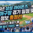 2026년 삼성 라이온즈 포항야구장 경기 일정 및 직관 정보 총정리