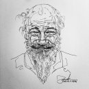 펜화 스케치 이미지