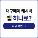 상북지경로당 | 대구페이 캐시백 조회 공식 앱 하나면 끝나요