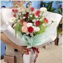 범한프라자 앞 | 생일에 받은 특별한 레드 꽃다발, 초롱꽃방에서 만난 감동. 분당꽃집 초롱꽃방 후기입니다.