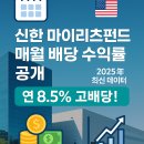 📊 신한 마이리츠펀드, 매월 배당 수익률 공개
