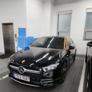 🧼 A35 AMG 광택 &amp; 유리막 코팅 재시공 후기 – 시간이 지나도 다시 맡기고 싶은 신뢰