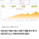 비트코인 적립식 매수 진행 17개월 투자 후기 | 비트코인 뉴스 ARMA(아르마 법안)