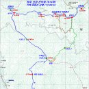 기백 금원산 개념도 및 트랙 이미지