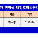 청원생명쌀 대청호마라톤대회기록[24.09.28] 이미지