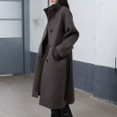 28245-05-10-001 | 구호플러스 벨티드 하이넥 코트 후기! 여성 롱코트 추천 KE5X30M05D