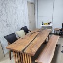 정운사 | [망고나무] 6인용 통원목 식탁 정운사에 설치 완료