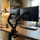 스페이스랩 | 루나랩 스페이스세이빙 모니터암 듀얼 설치 후기