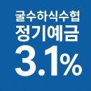 굴수하식수산업협동조합 | 🌊 굴수하식수협 정기예금 3.1% (1년 만기) 💙수협정기예금특판