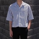 <b>컨슬핏</b> 예쁜 스트라이프 반팔 셔츠