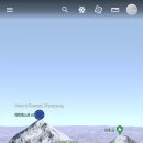 구글 어스 연동을 통한 3D 지도 이미지