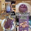 죽전 스타필드마켓 노티드 신메뉴 우베 두바이 도넛 &amp; 카페라떼 솔직후기 (가격, 맛)