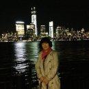 맨하튼의 야경과 허리케인 샌디 이미지
