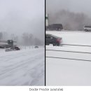 눈길 고속도로 200대 차량 추돌 영상 ‘충격’ 이미지