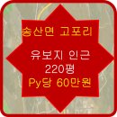 토복부동산공인중개사사무소 | [매매완료] 송산면 고포리 220py 송산그린시티 유보지인근,한펄저수지인근,계획관리접,포도밭
