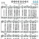 새찬송가 444장 겟세마네 동산에서 이미지