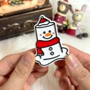 공작공방 | 공작공방 크리스마스선물 연말선물 크리스마스 차량용 눈사람 귀여운석고방향제