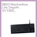 썬스팜 | 15만원미만 유선키보드 레이저 Blackwidow Lite Stealth US 키보드, RZ03-0264, 혼합색상