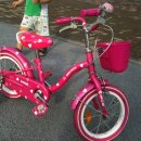 레스포 여아 자전거...핑크하트 이미지