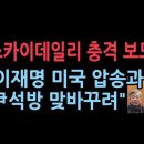 스카이데일리 충격 보도 &#34;이재명 미국 압송 문제와 윤대통령 석방, 맞바꾸려고 서둘러 윤대통령 구속&#34; ...트럼프 곧 한국...성창경TV 이미지