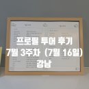 강남출력 | 7월 3주차 강남 프로필 투어 후기 (7월 16일)