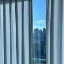 길음8 | 성북구커튼 : 길음뉴타운래미안8단지 커튼 시공후기 : 무시접커튼을 곁들인 L자알루미늄블라인드