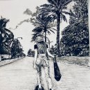 펜화 일러스트 이미지